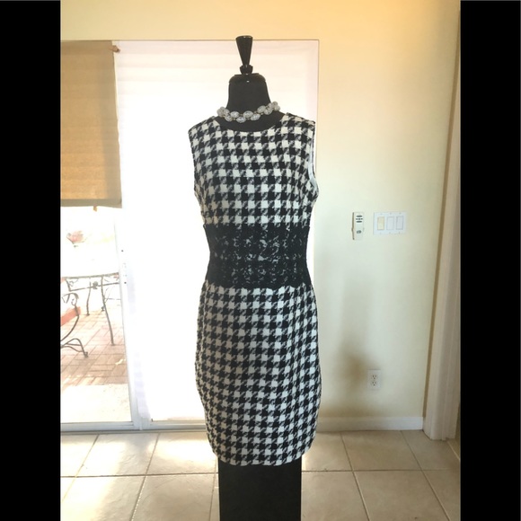 Haute Couture: Victor Costa Houndstooth.. - Picture 1 of 8
